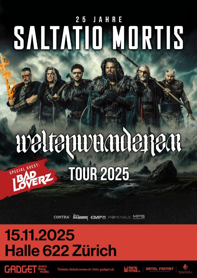 SALTATIO MORTIS TOUR 2025, 15.11.2025 @Halle 622 | MAAG Moments